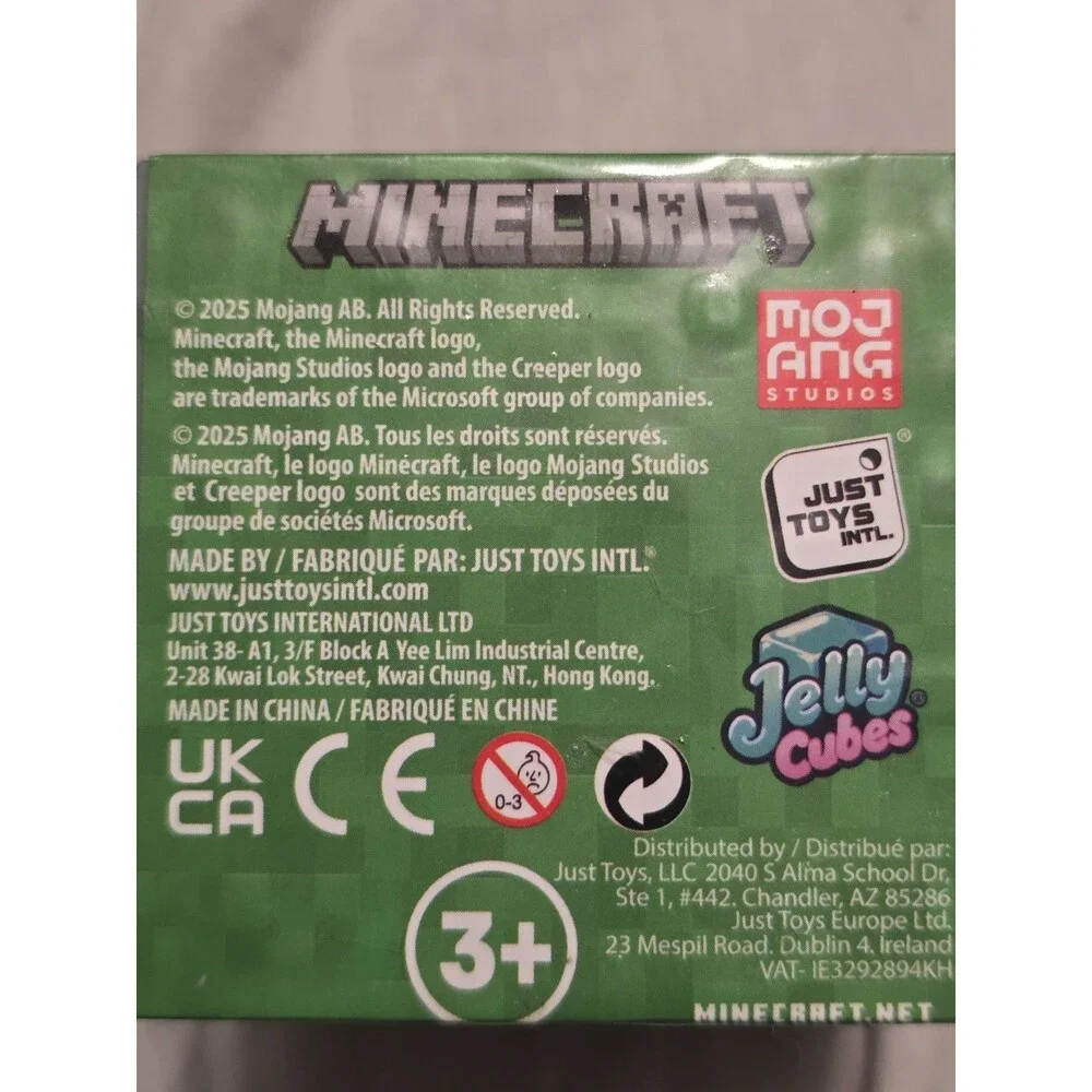 Just Toys Intl. Minecraft Jelly Cubes Creeper Toy Figure 2025